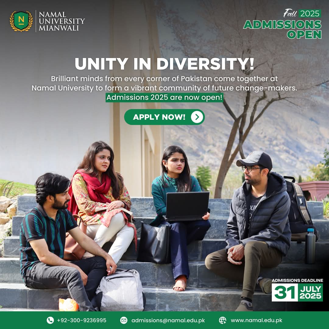 Namal Admission 2025